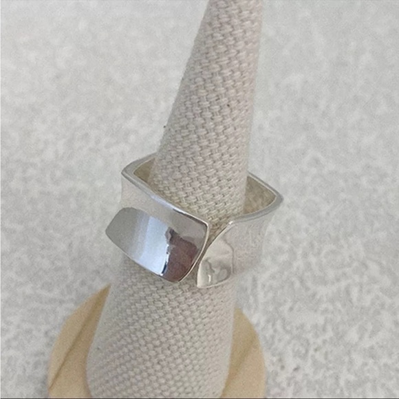 NEW geometric 925 sterling silver adjustable rings - Picture 4 of 7